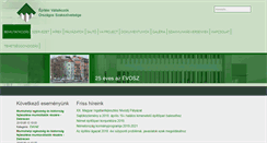 Desktop Screenshot of evosz.hu